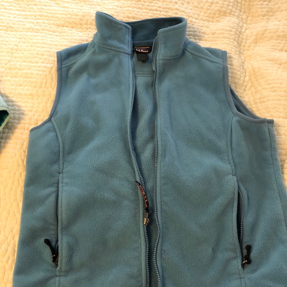 LL Bean fleece vest